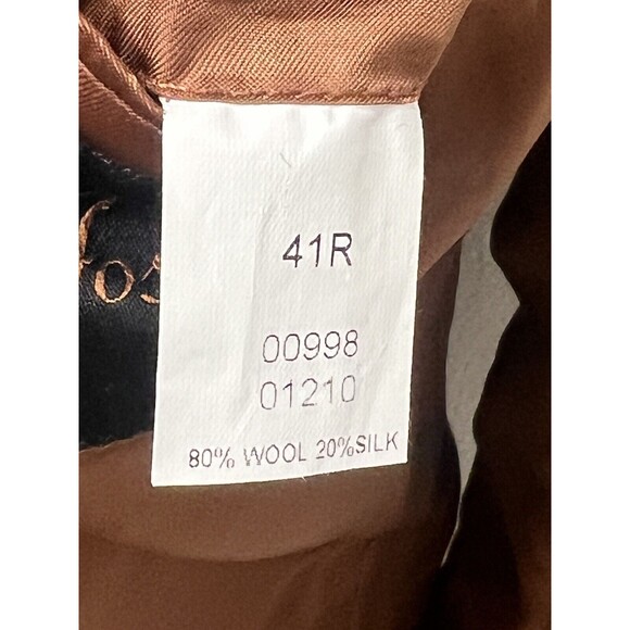 Jos A Bank Joseph Sport Coat Mens Size 41R SLIM FIT Blazer Wool Gray Jacket - Picture 11 of 16